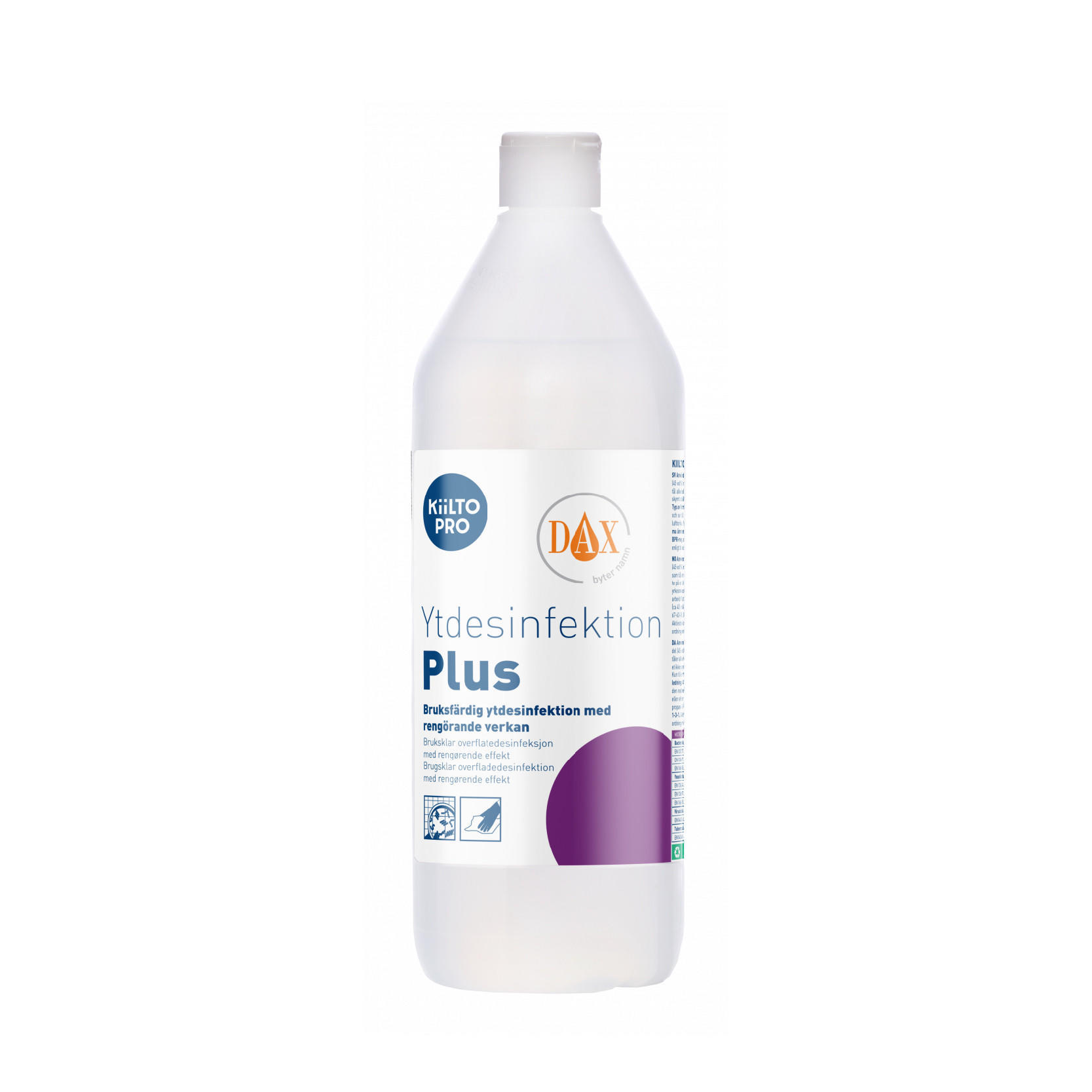 Kiilto Pro Overflatedesinfeksjon Plus m/tensid